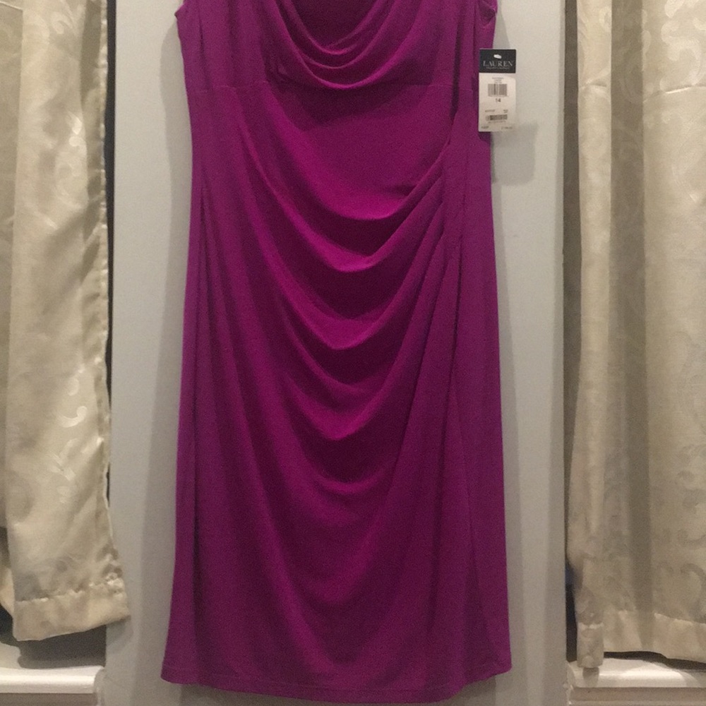 Beautiful Magenta Dress from Ralph Lauren.